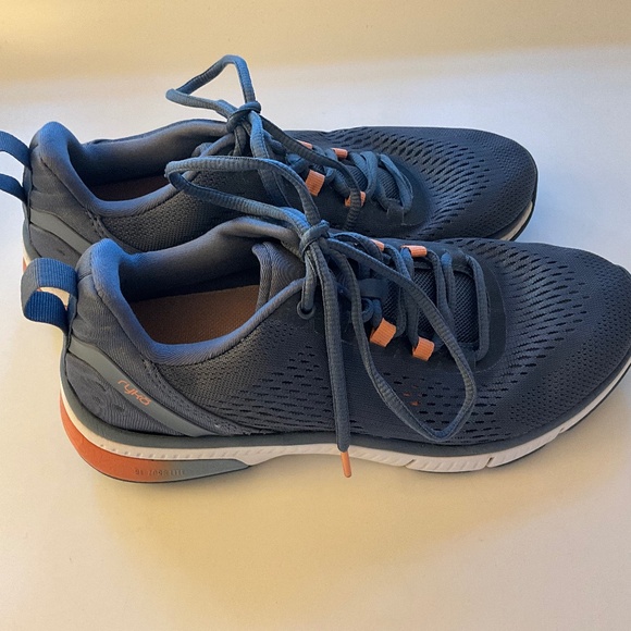 Ryka blue and peach womens walking shoes size 7.5 - Picture 2 of 5